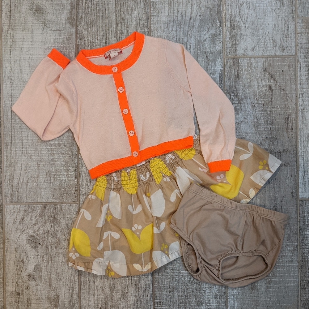 24M Carter skirt with diaper cover
